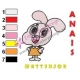 Anais Watterson Amazing World of Gumball Embroidery Design
